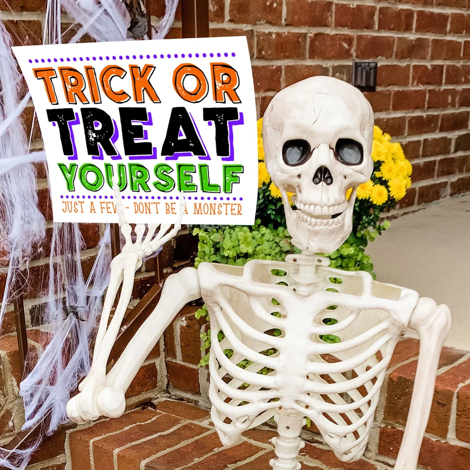 Printable Treat Yourself Sign