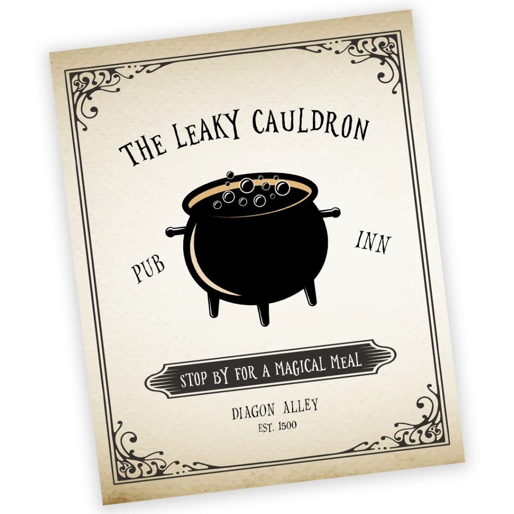 Free Harry Potter Leaky Cauldron Sign Elva M Design Studio Free Harry Potter Leaky Cauldron Sign Elva M Design Studio