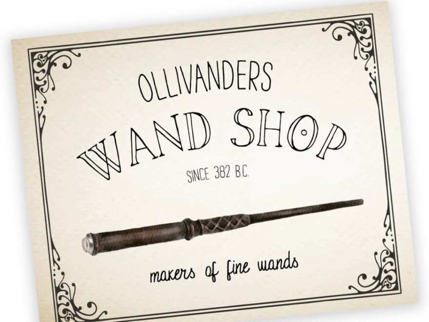 Free Harry Potter Ollivanders Wand Shop Sign Elva M Design Studio