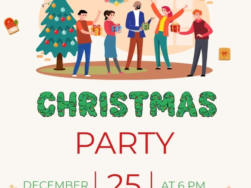Free Office Christmas Party Invitation Template For Google Docs