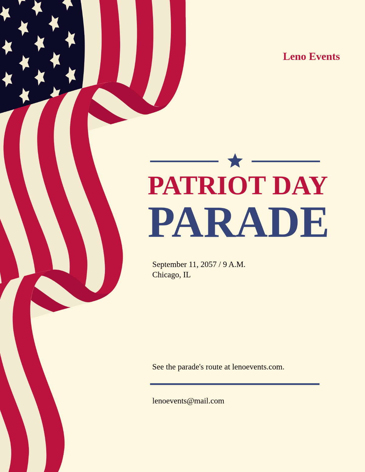 Printable Sign Patriots Parade