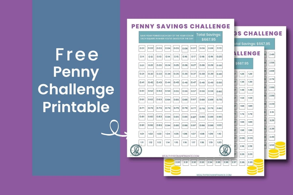 Printable Penny Challenge Chart