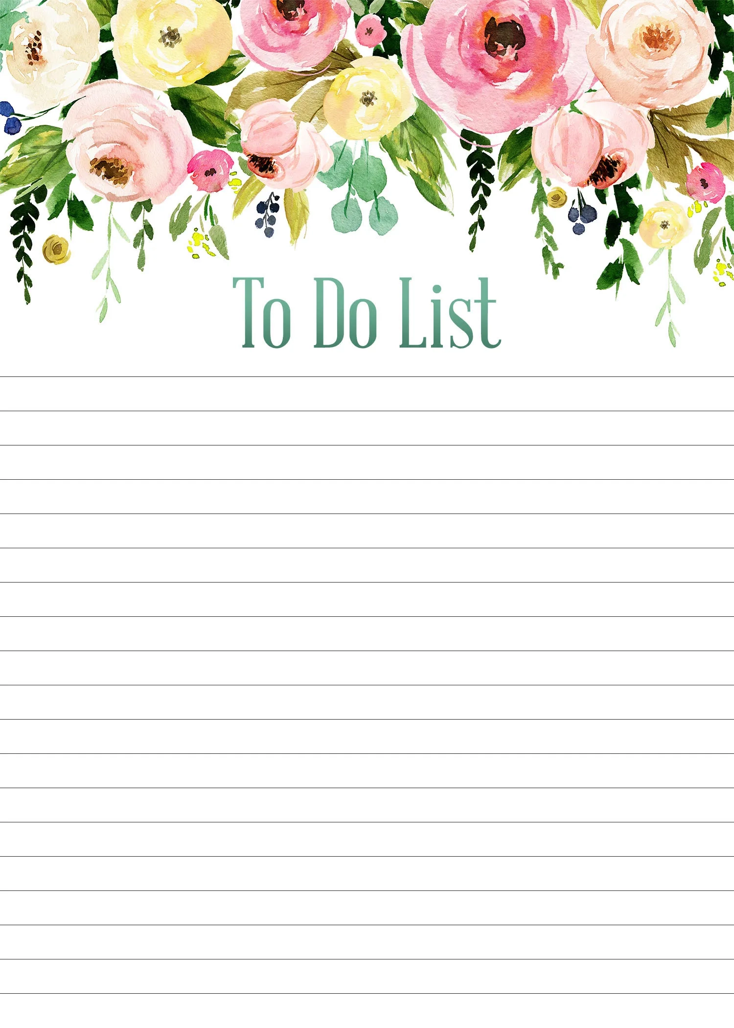 Free Printable 2020 5x7 Pretty Floral Calendar With Bonus To Do List Shopping List And Note Pad The Cottage Market