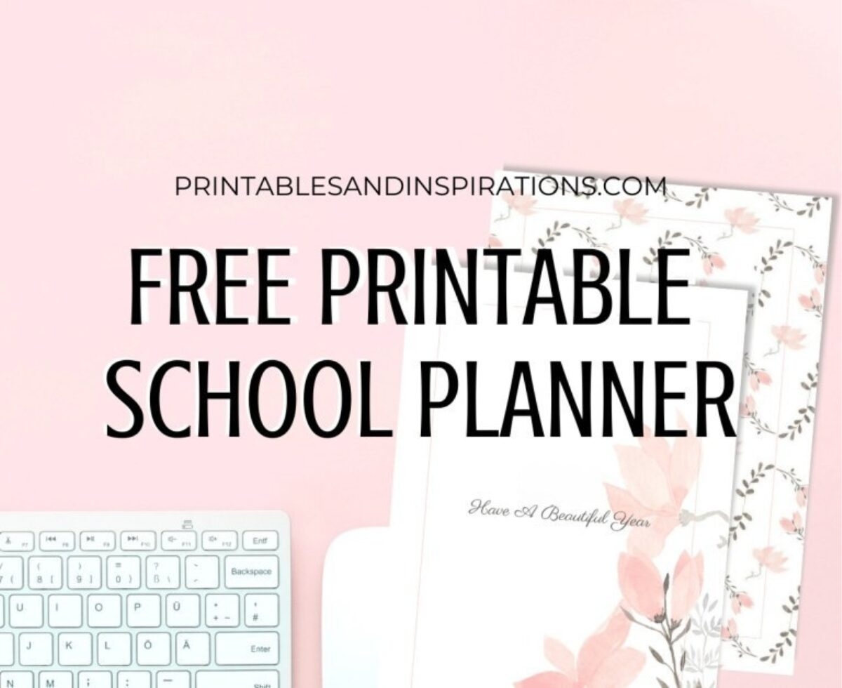 Printable Planner School. 2025-2026 Free