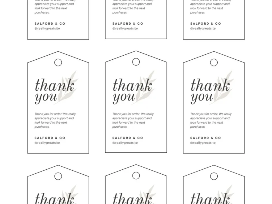 Free Printable And Customizable Gift Tag Templates Canva