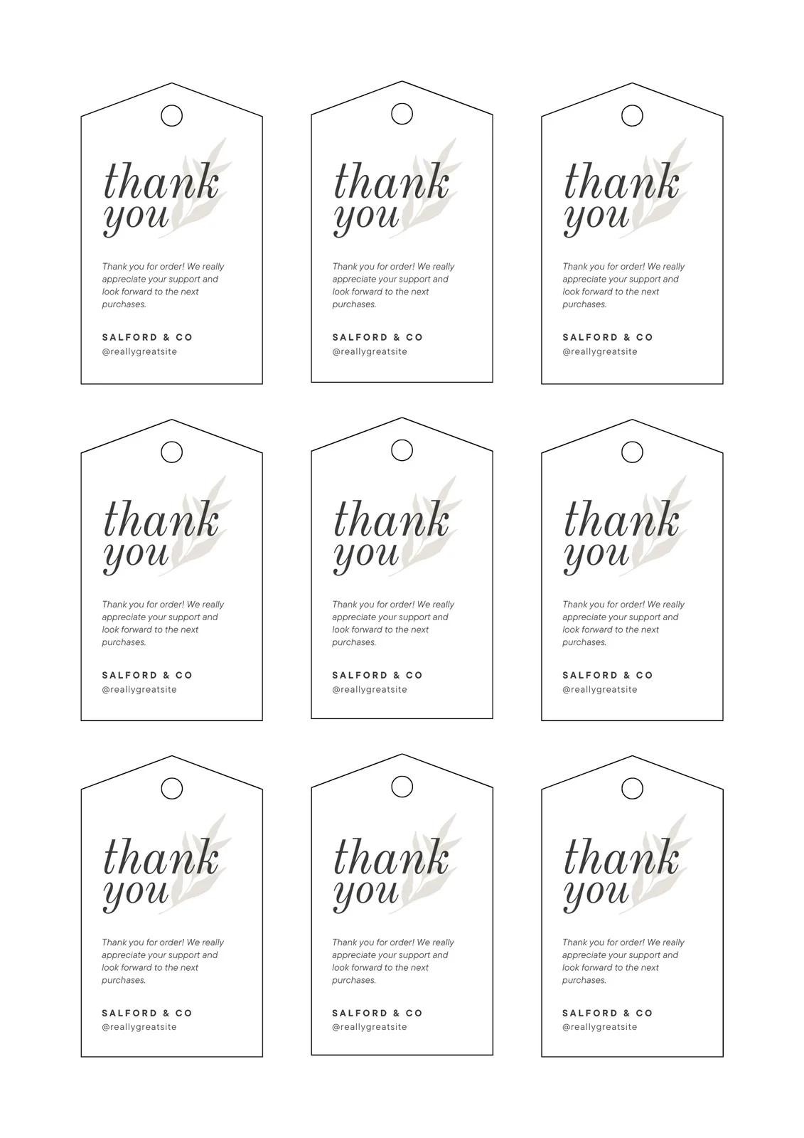 Free Printable And Customizable Gift Tag Templates Canva