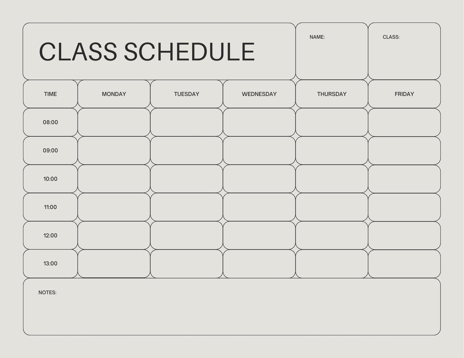 Free Printable Class Schedule Templates To Customize Canva Free Printable Class Schedule Templates To Customize Canva