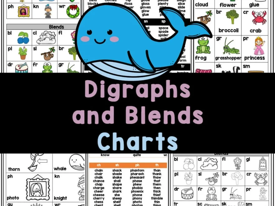 FREE Printable Consonant Blends And Digraphs Chart