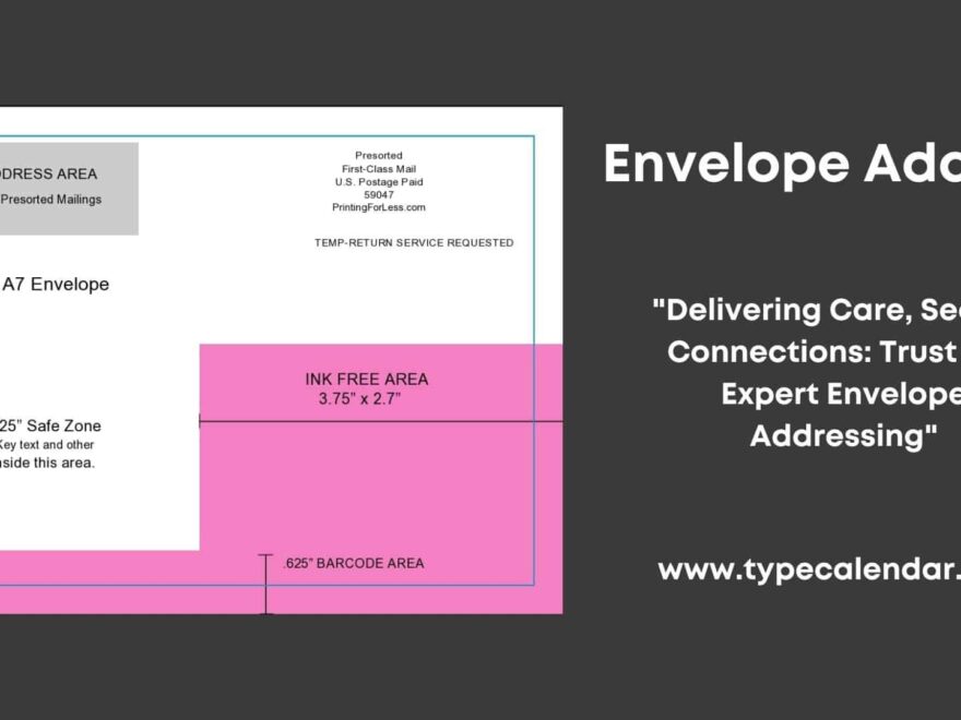 Free Printable Envelope Address Templates Word PDF
