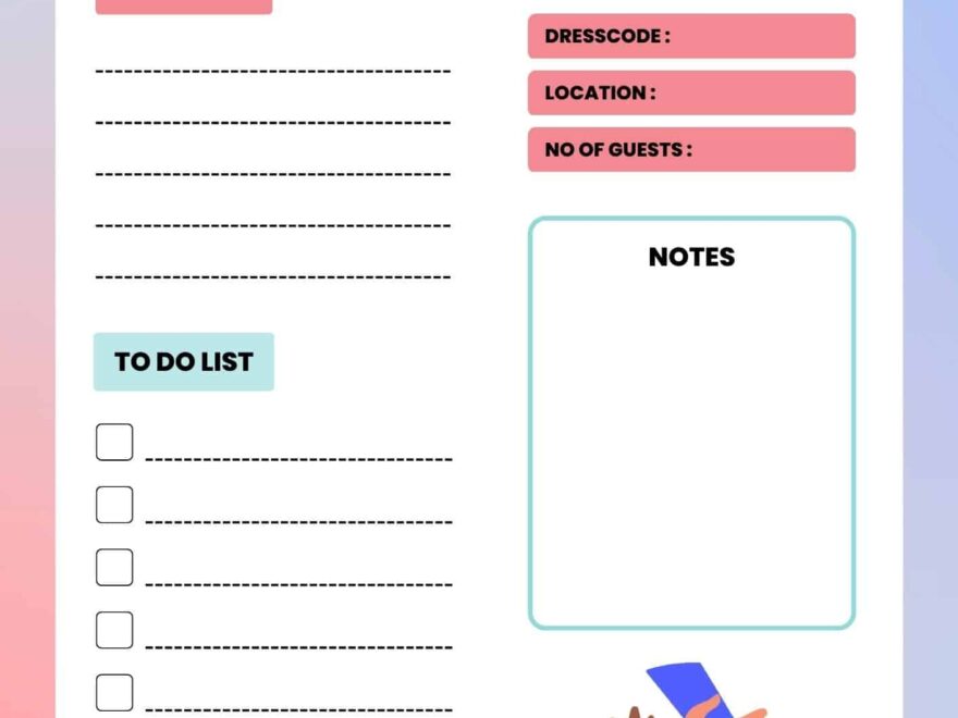 Free Printable Event Planning Templates Word PDF Excel