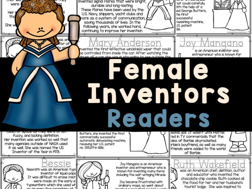 FREE Printable Famous Female Inventors And Their Inventions For Kids