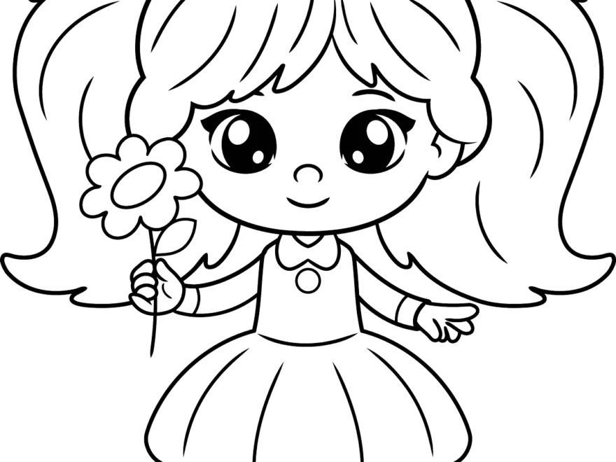 Free Printable Girls Coloring Pages For Kids