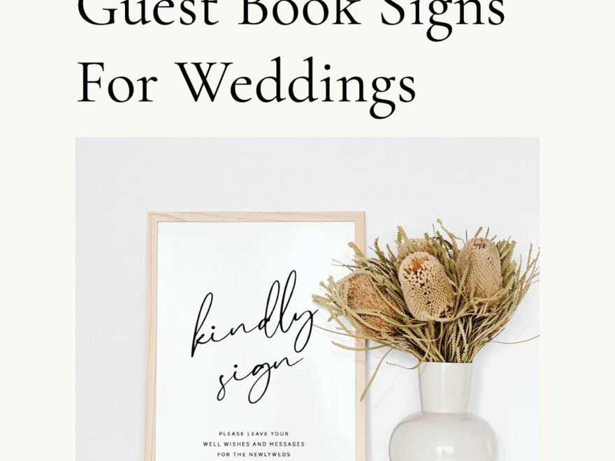 Free Printable Guest Book Signs For Weddings