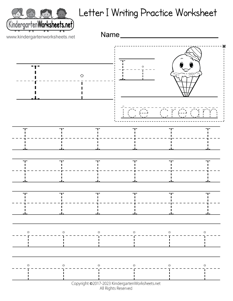 Printable Letter Writing Practice Sheets