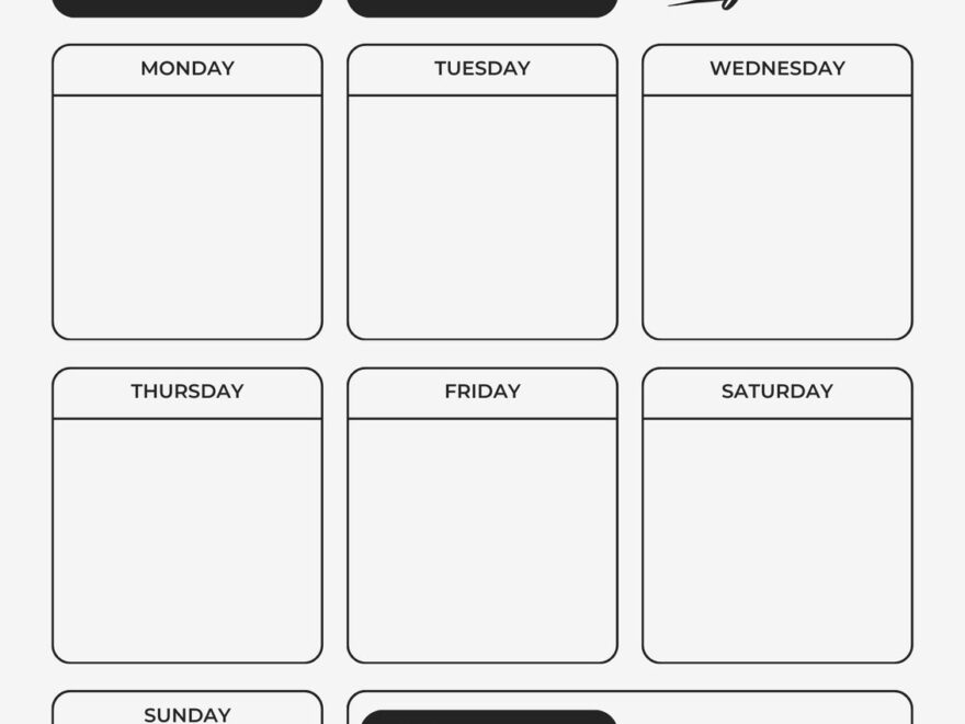 Free Printable Planner Templates To Customize Canva