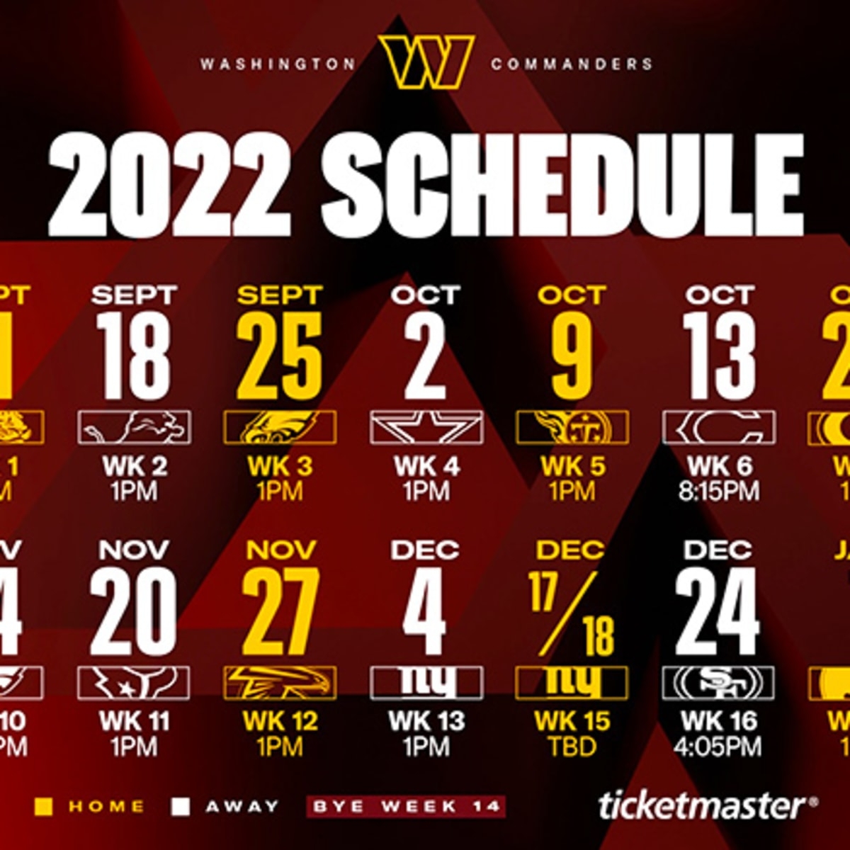 Free Printable Redskins Schedule Download Free Printable Redskins Schedule Png Images Free Worksheets On Clipart Library