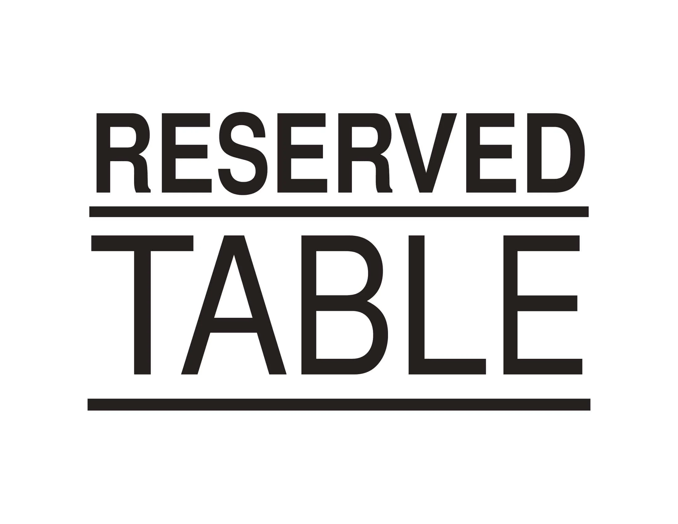 Free Printable Reserved Sign Templates PDF Word Foldable