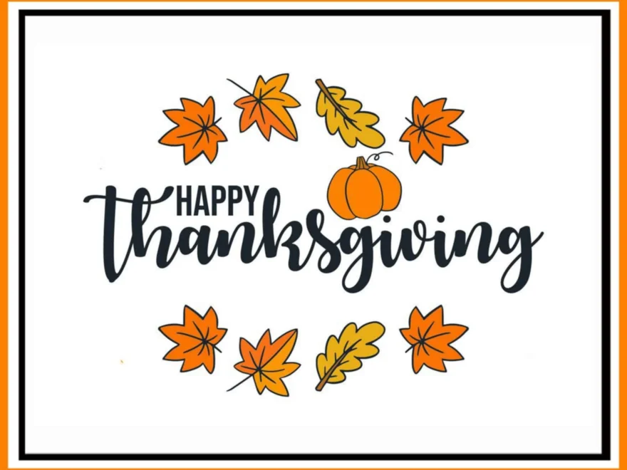 Free Printable Thanksgiving Sign Templates PDF Word Closed