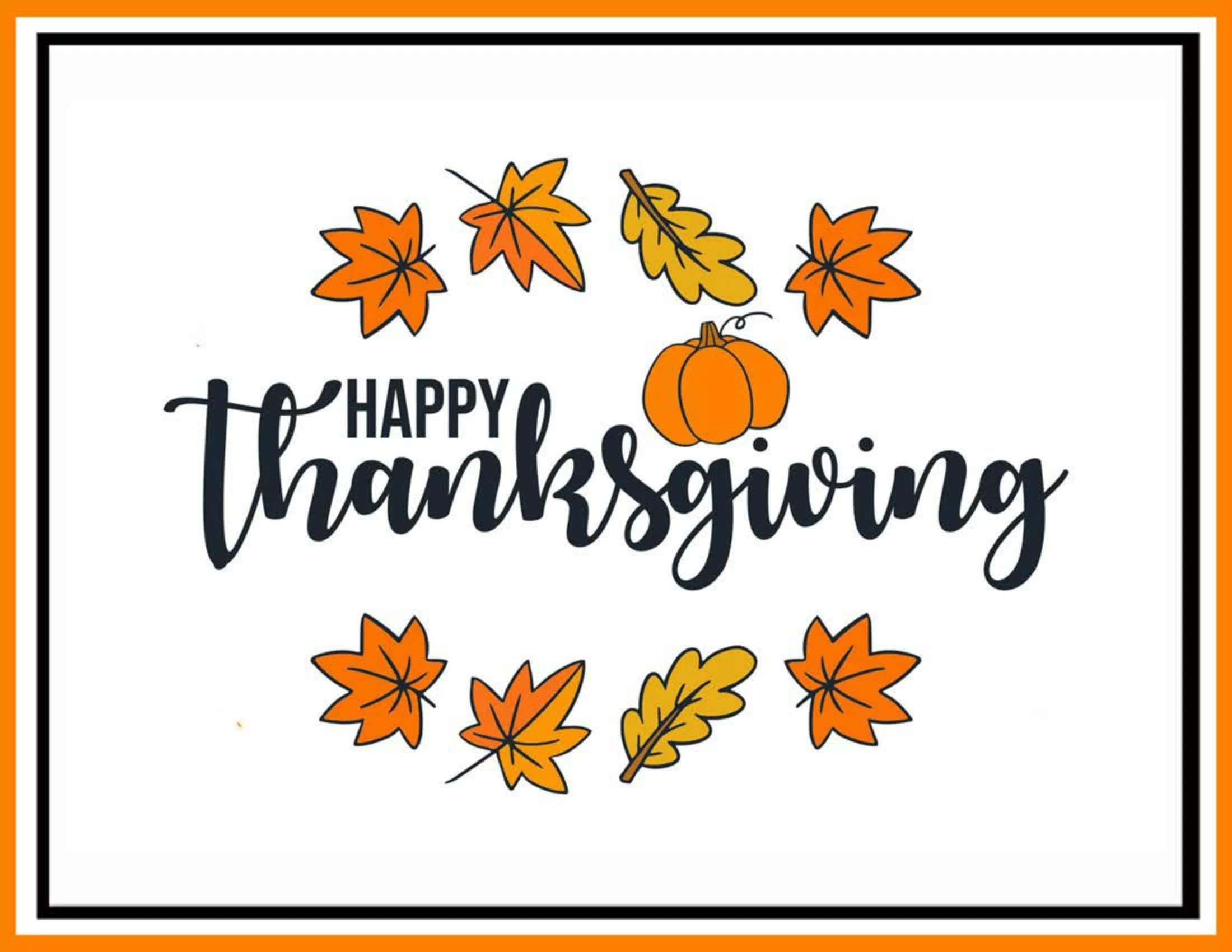 Free Printable Thanksgiving Sign Templates PDF Word Closed