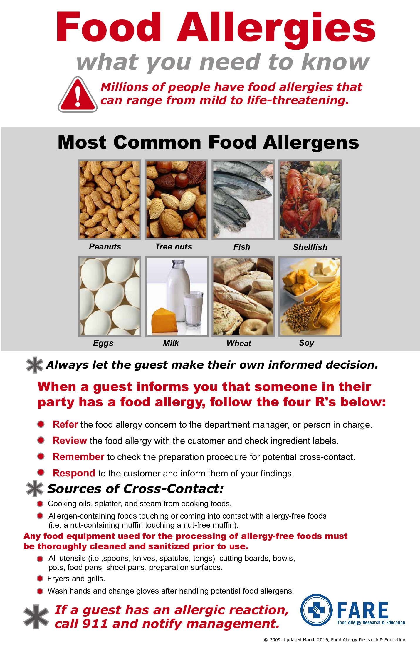 Free Printable Allergy Awareness Signs