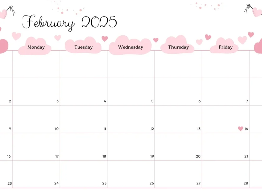Free To Customize February 2026 Calendar Templates Canva