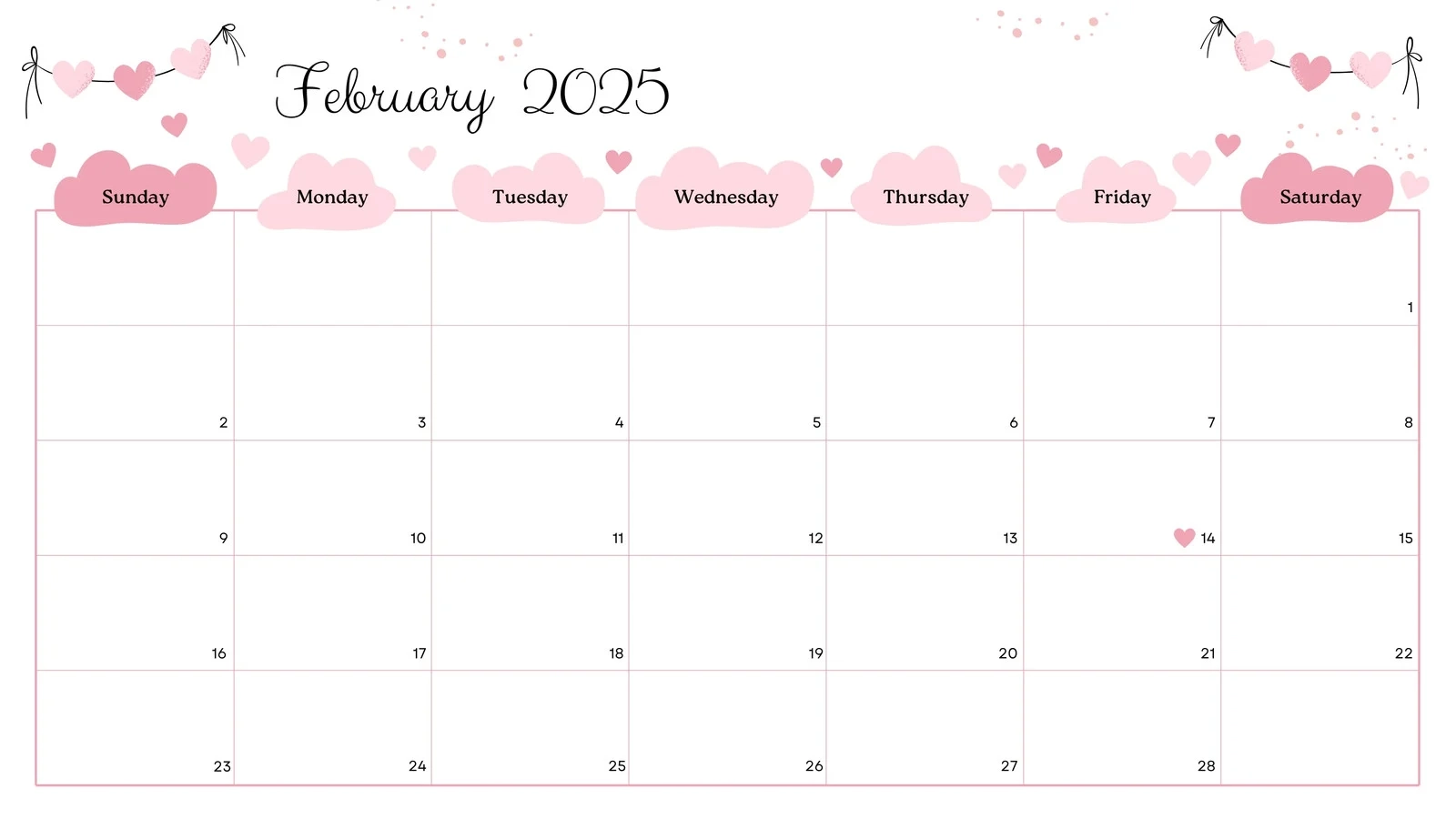 Free To Customize February 2026 Calendar Templates Canva