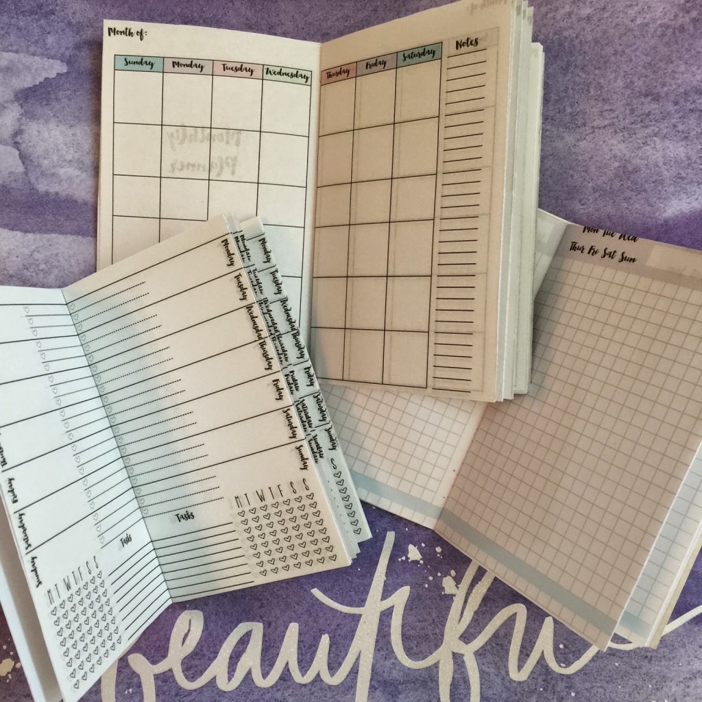 Free Traveler s Notebook Inserts Printables Monthly Weekly Daily Planners Wendaful Planning Planners Productivity Organization
