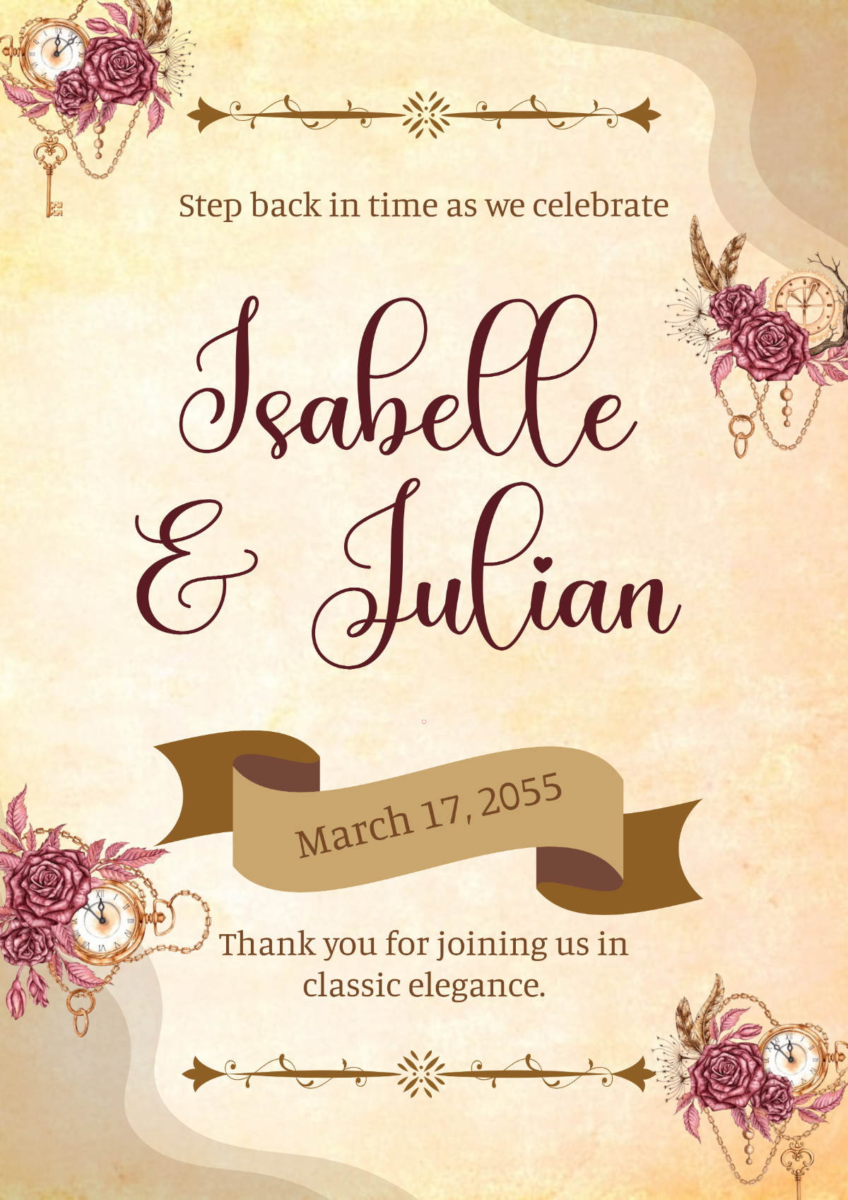 Free Vintage Wedding Sign Template To Edit Online Free Vintage Wedding Sign Template To Edit Online