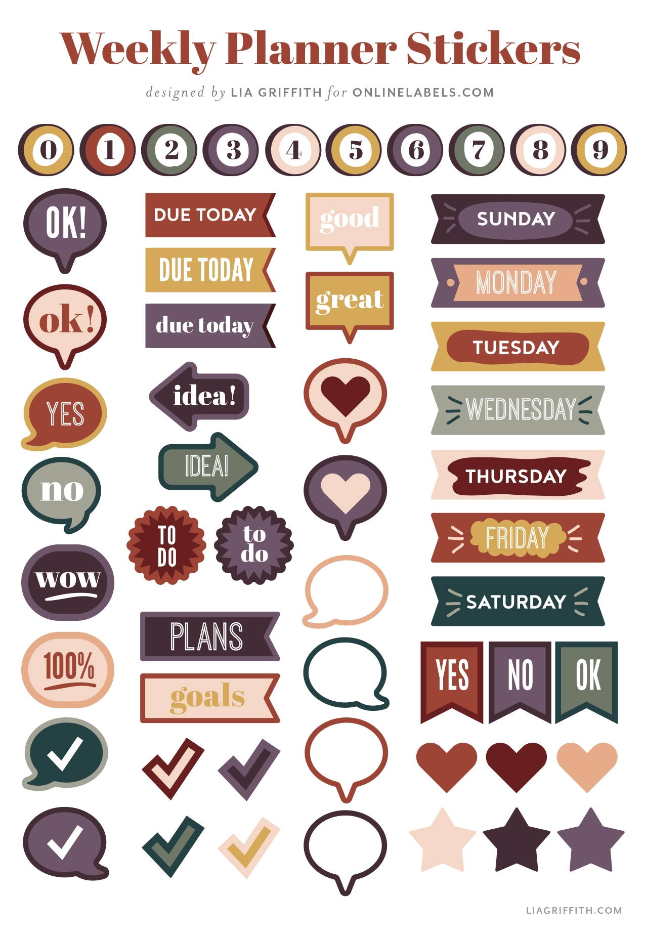 Planner Stickers Printable For Free
