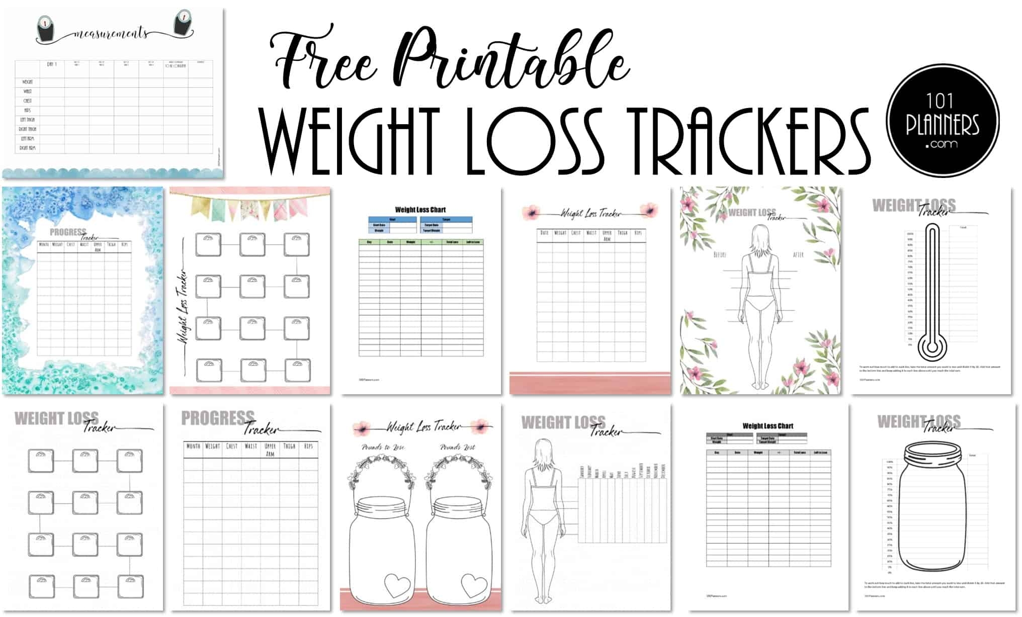 Printable Weight Chart Tracker