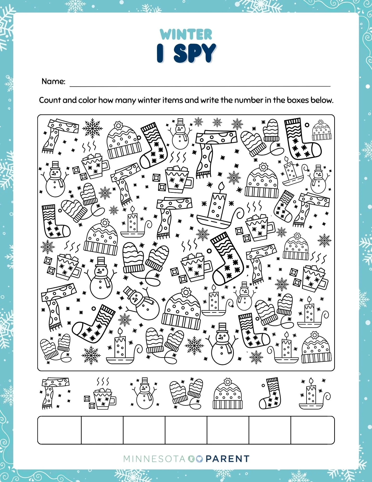Free Printable Activity Sheets For Kids