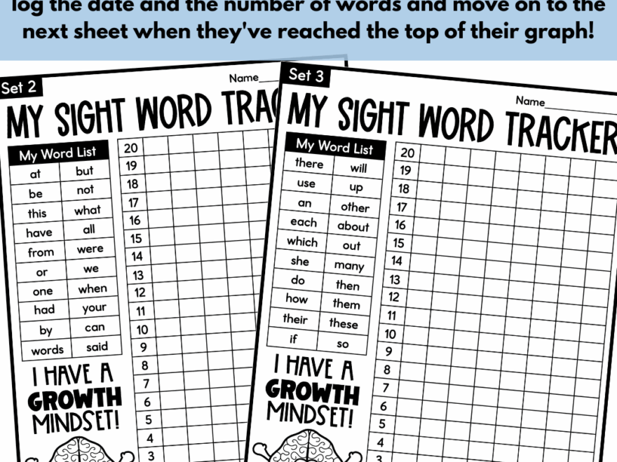 Fry Sight Words Student Tracker EDITABLE Fry Words 1 300 Made By Teachers