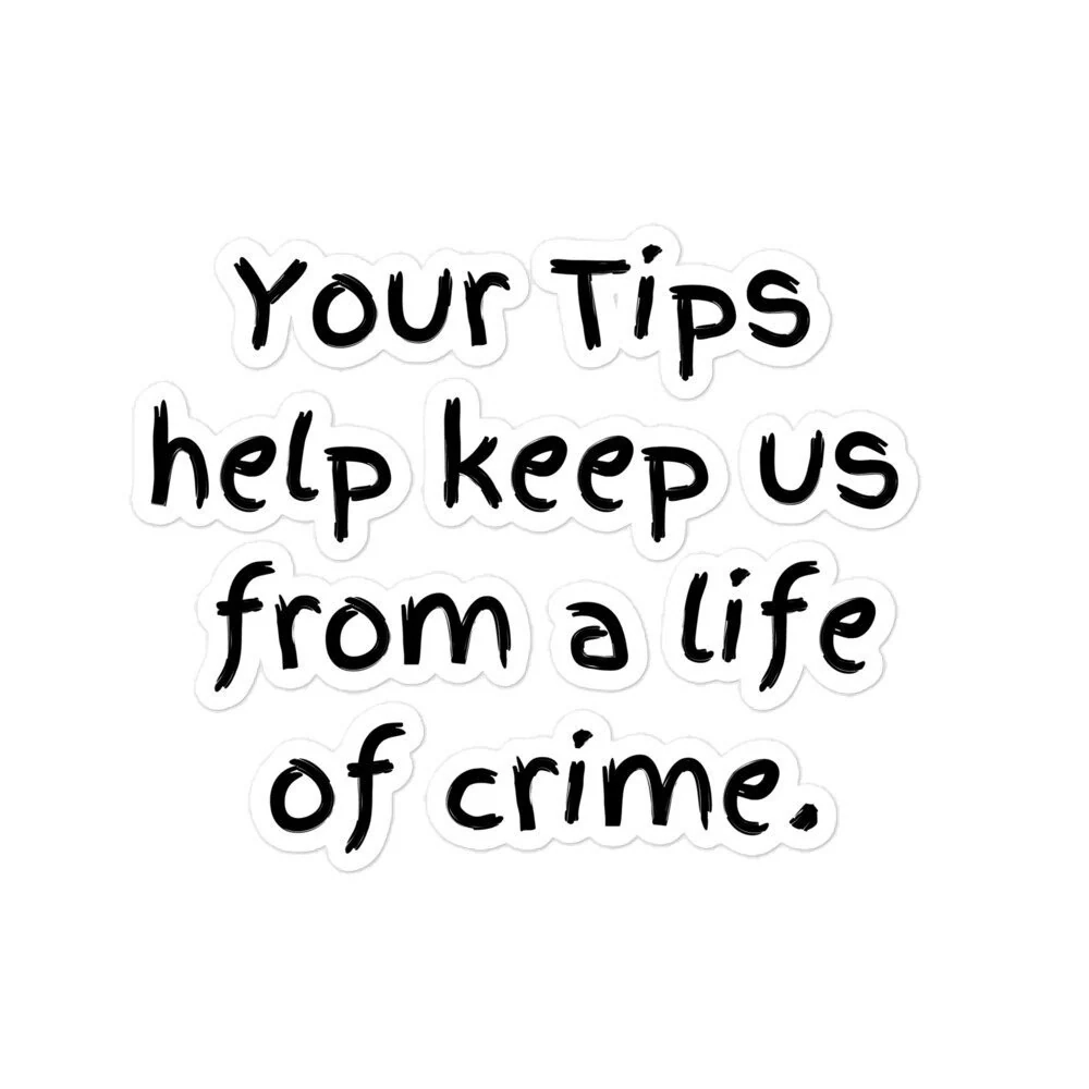 Printable Tip Jar Signs