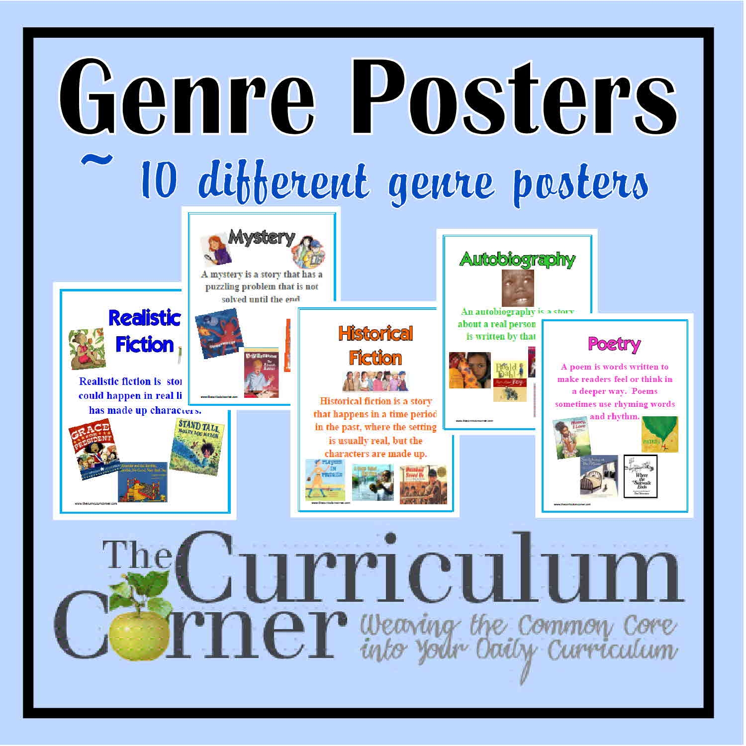 Genre Signs Free Printable