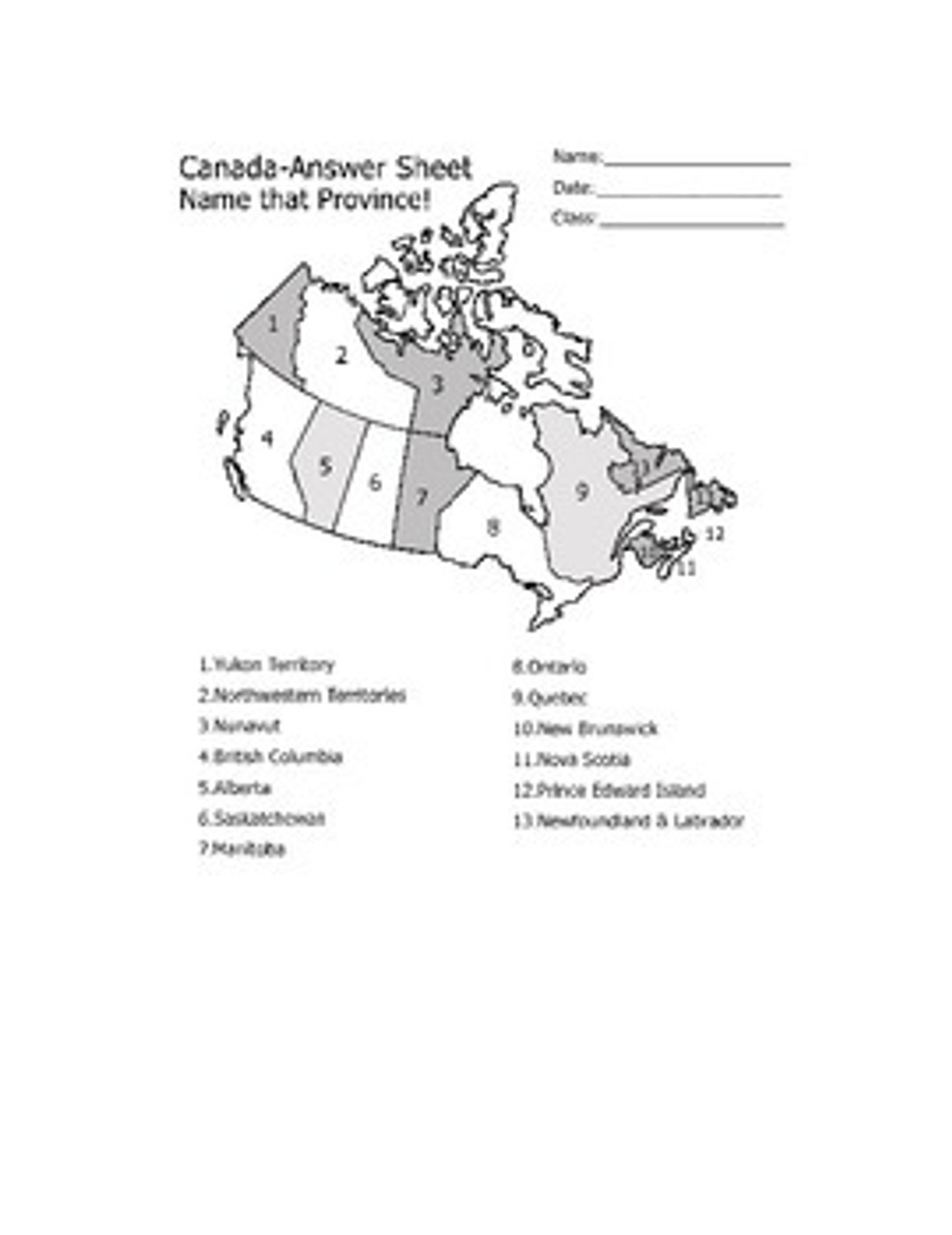 Geography Canadian History Canada Provinces And Territories Map Quiz Geography Canadian History Canada Provinces And Territories Map Quiz