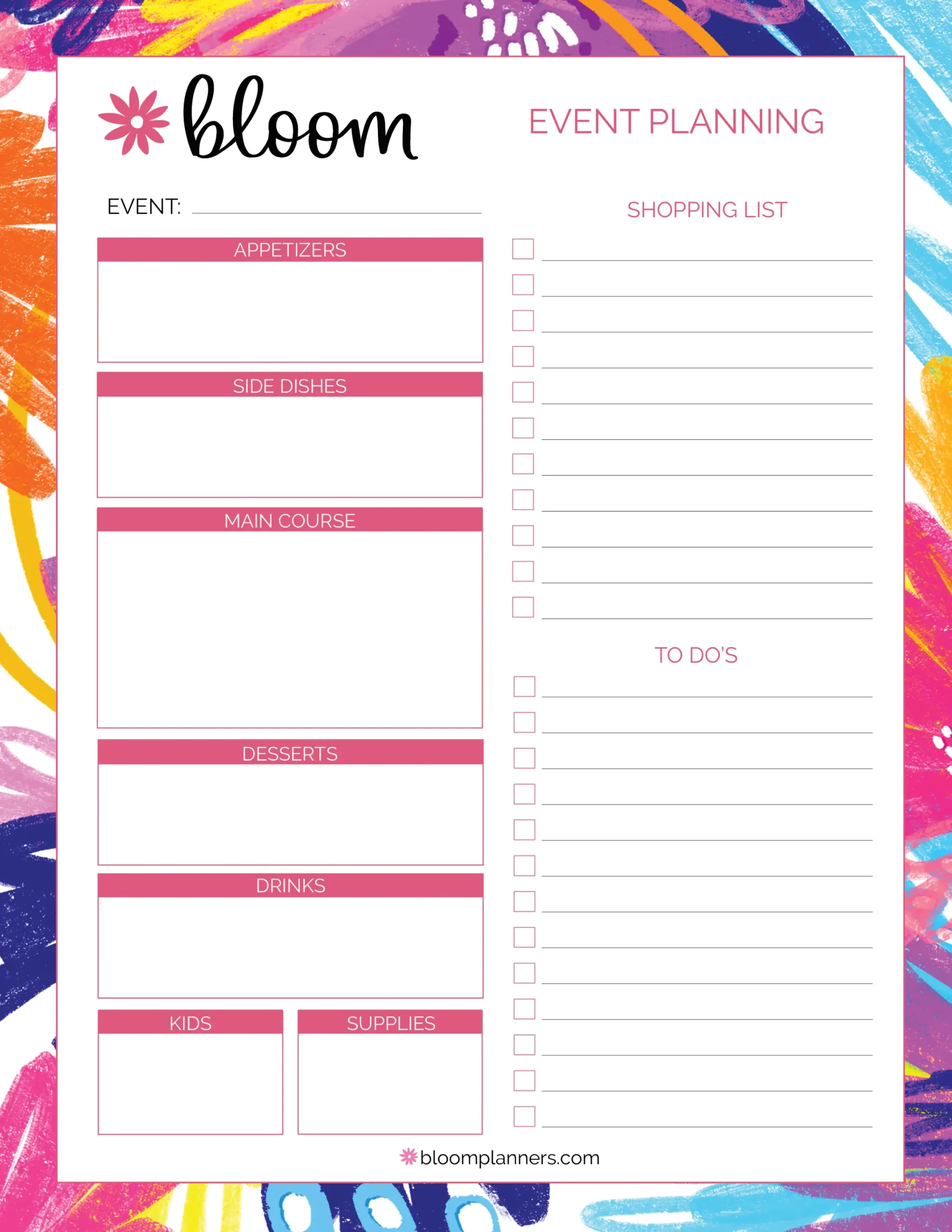 Free Printables Planner Accessories