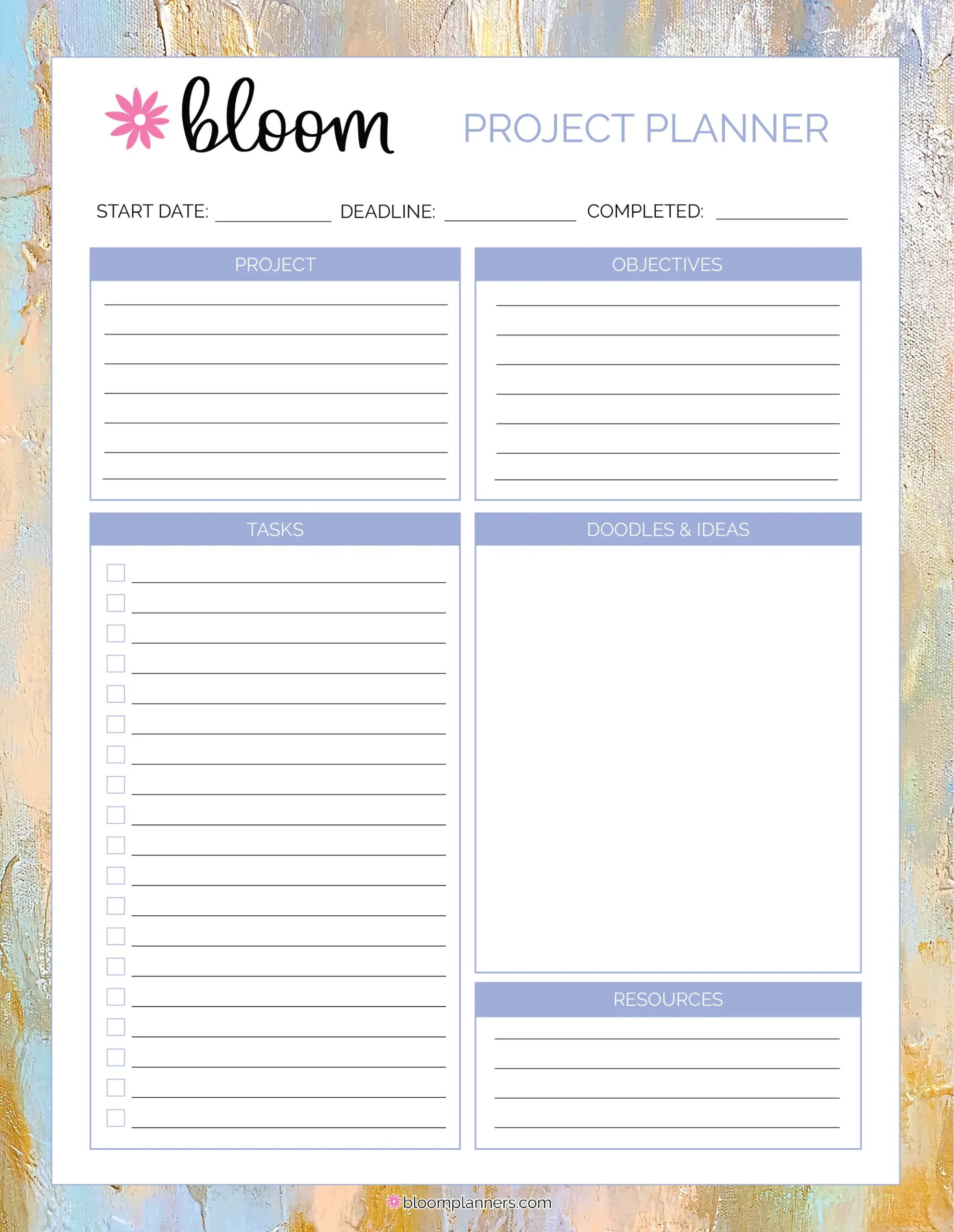 Get Free Planner Printables Bloom Seasonal Downloads Bloom Daily Planners