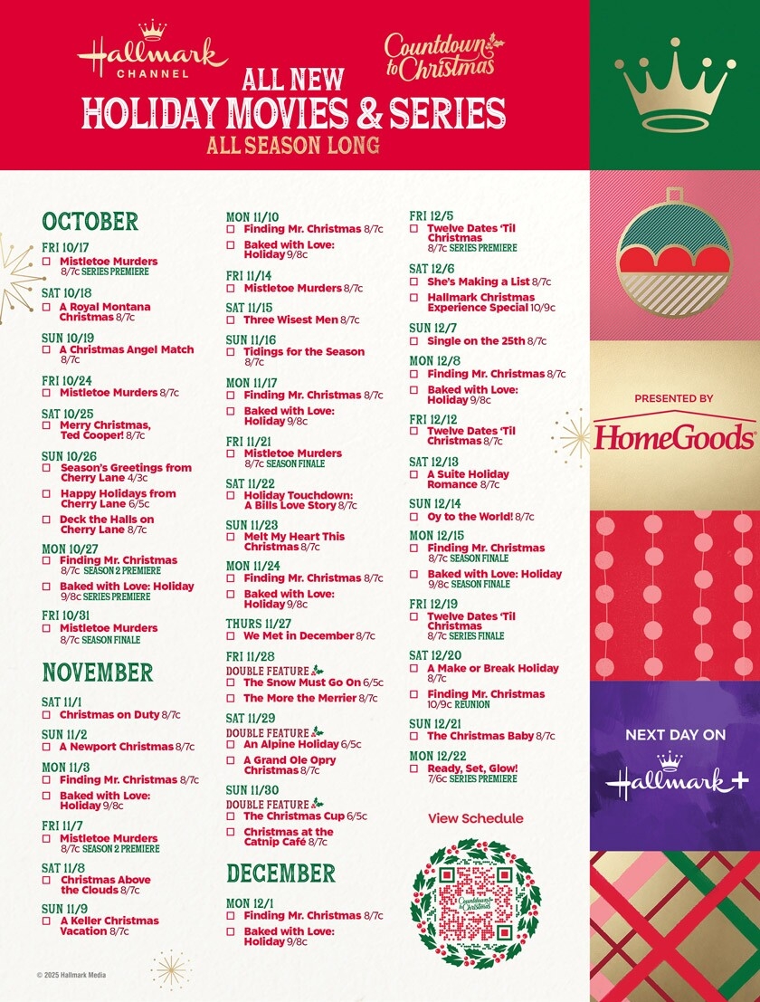 Printable Tv Premiere Calendar 2026