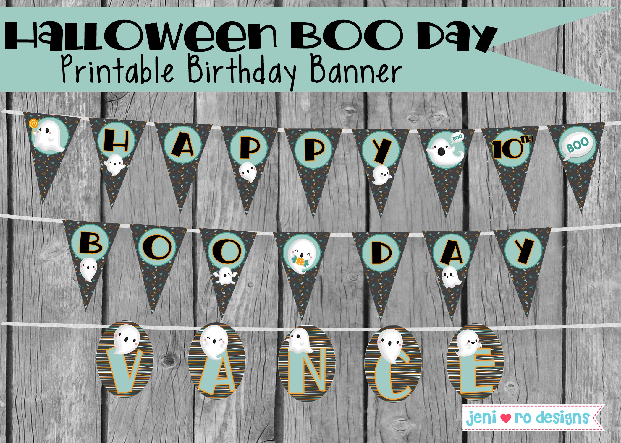 Halloween Birthday Printable Sign