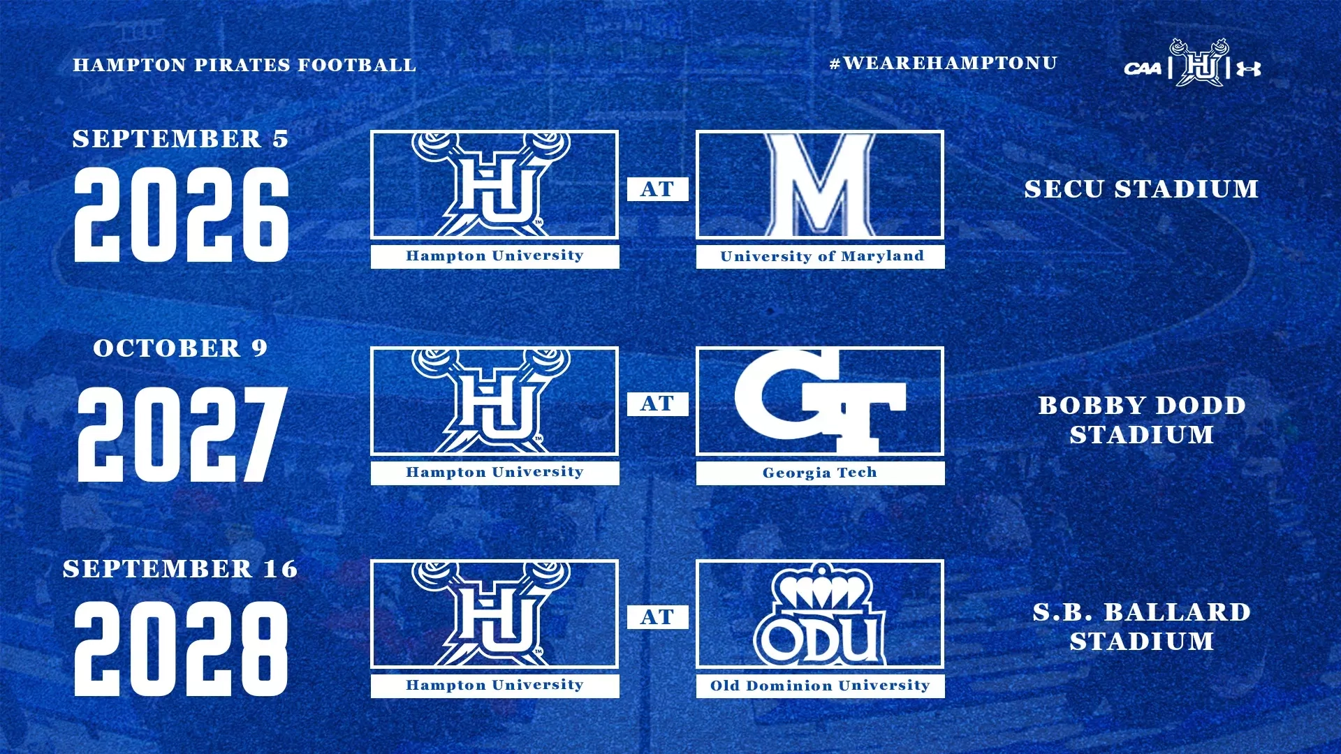 Hampton To Play FBS Competition In 2026 2027 And 2028 Hampton University Athletics