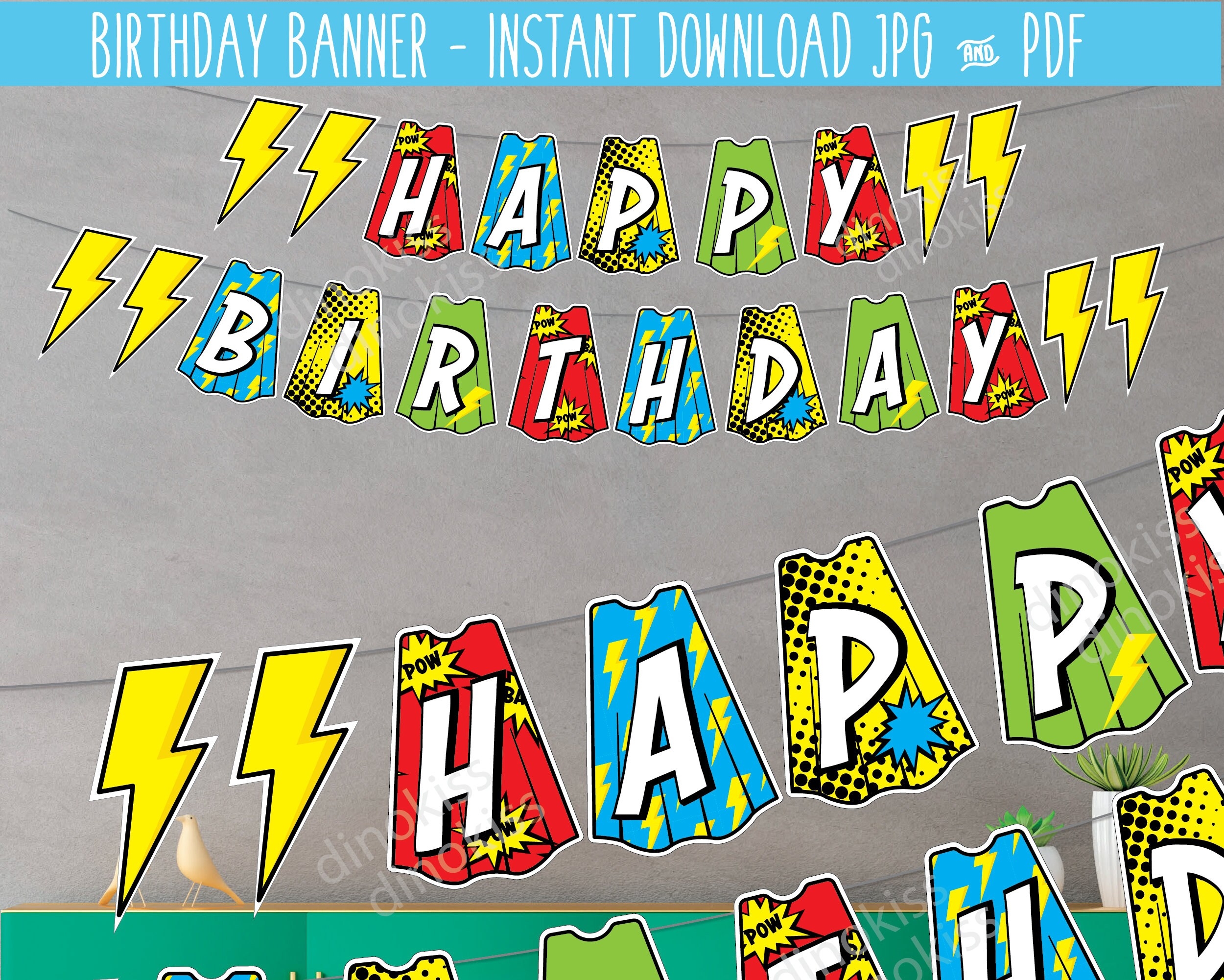 Happy Birthday Sign Super Printable