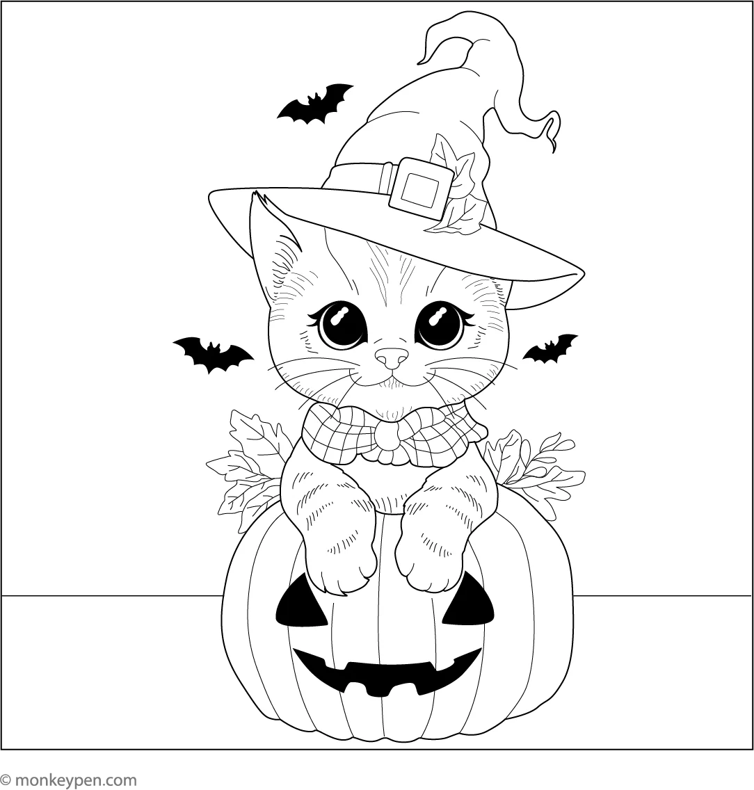 Happy Halloween Kitten