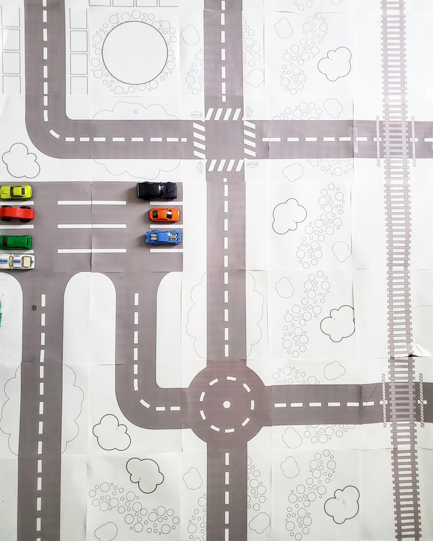 Toy Road Sign Template Printable
