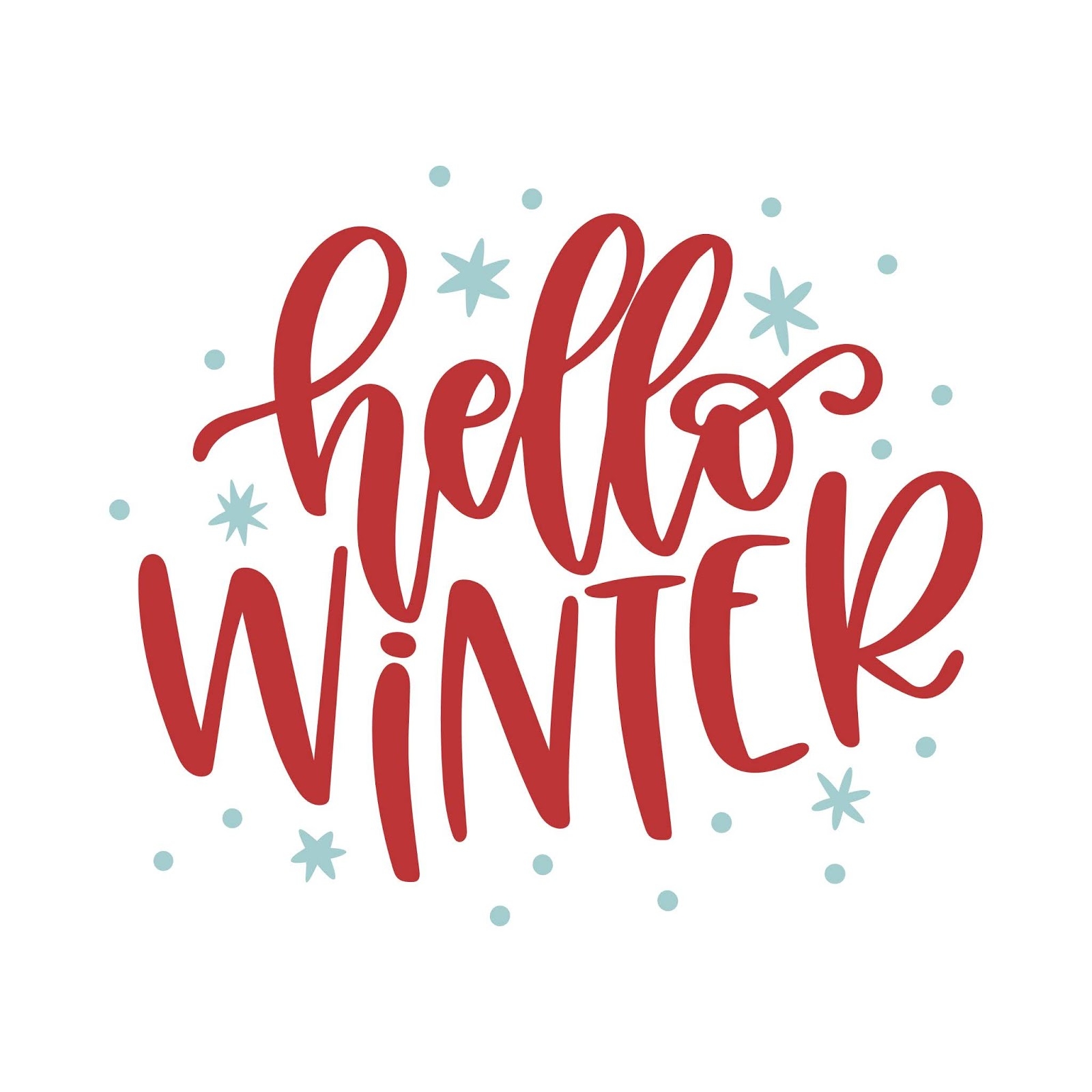 Colorful Sign Winter Printable
