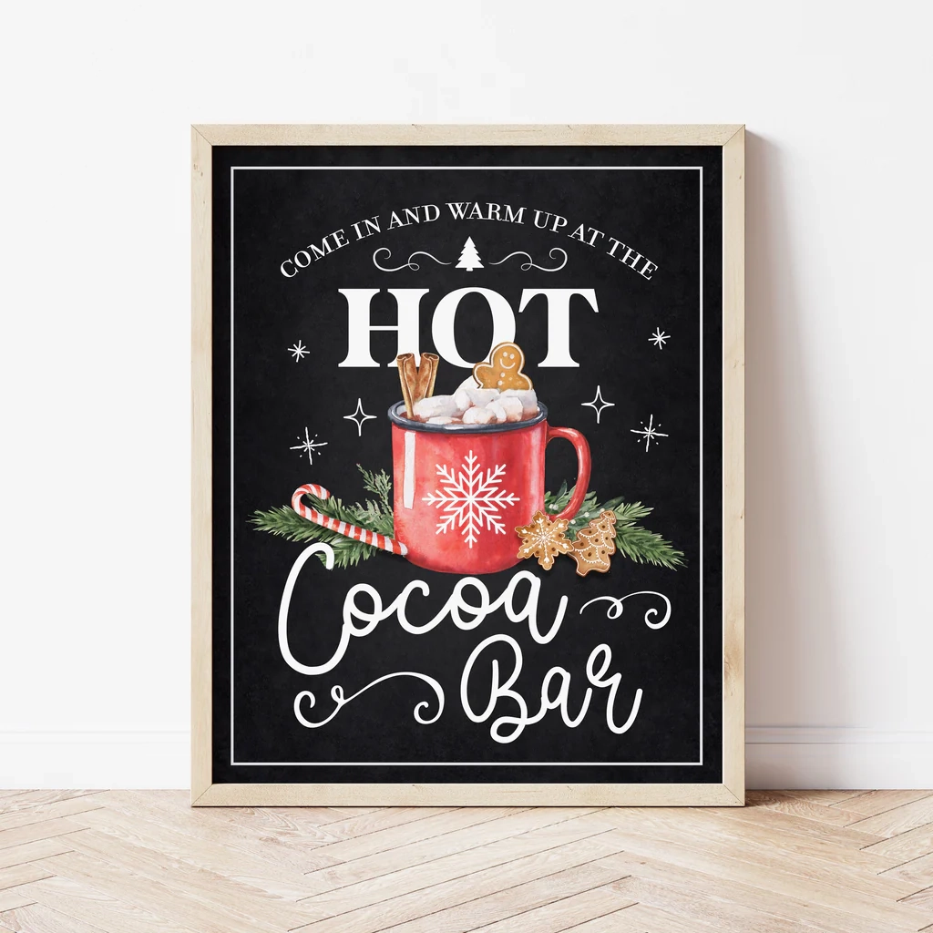Hot Chocolate Bar Sign Hot Cocoa Bar Sign Ollie Hank Hot Chocolate Bar Sign Hot Cocoa Bar Sign Ollie Hank