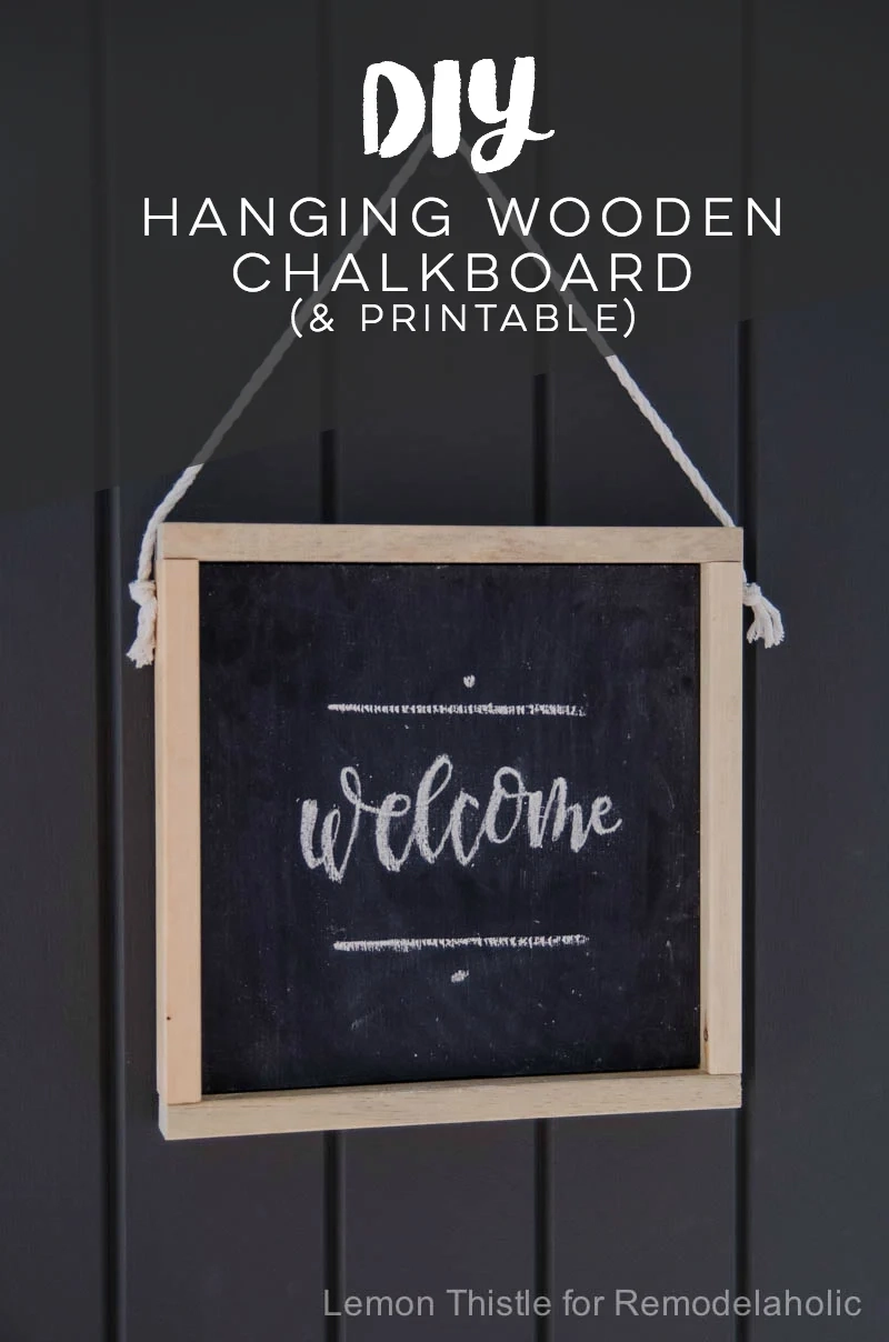 How To Make Your Own Wooden Chalkboard Welcome Sign Free Printable Template Remodelaholic How To Make Your Own Wooden Chalkboard Welcome Sign Free Printable Template Remodelaholic