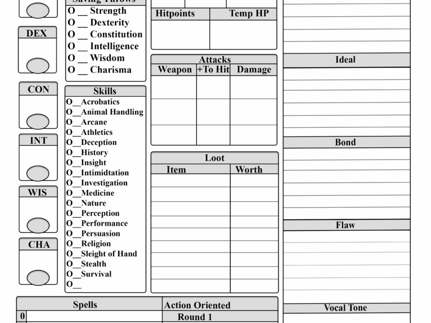 I Made An NPC Sheet For My Notable NPCs Bosses Using The Character Sheet Setup For Familiarity R mattcolville