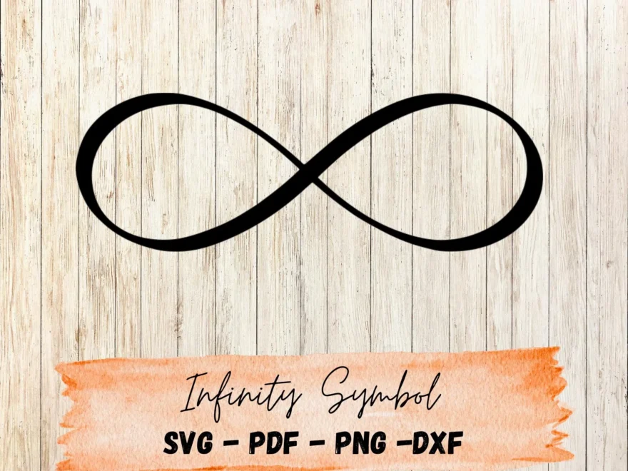 Infinity Symbol SVG Minimalist Infinity Loop Infinity Clipart For Cricut Silhouette Eternal Love Cut File Digital Download Etsy