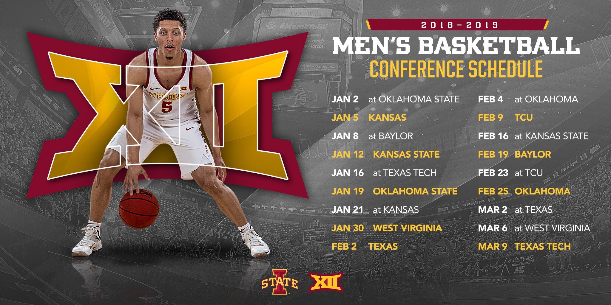 Iowa State Basketball Schedule Printable Iowa State Basketball Schedule Printable
