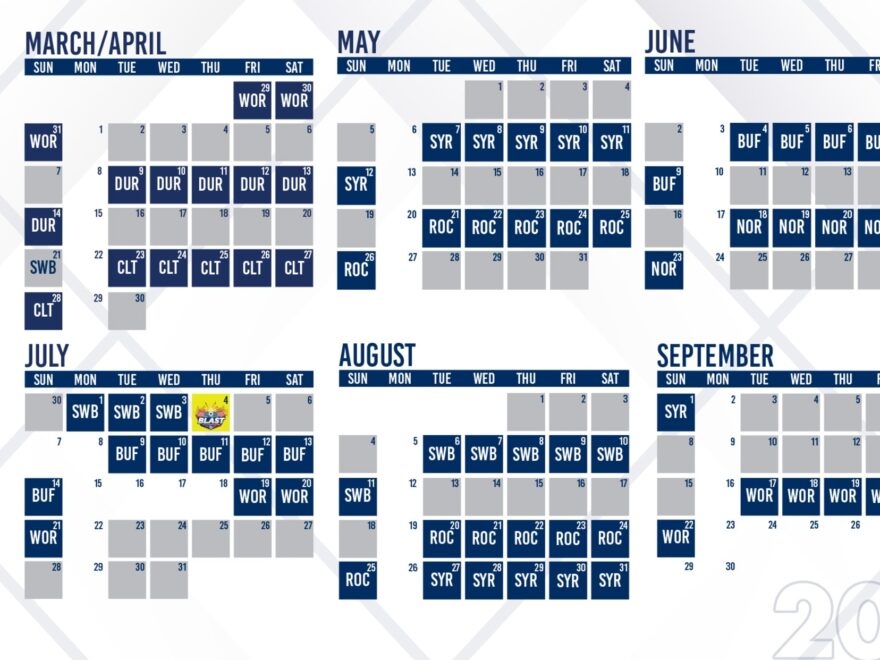 IronPigs Announce 2024 Home Schedule IronPigs